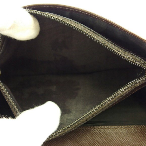 Salvatore Ferragamo Long Wallet Ganchini Leather Authentic USED - Picture 6 of 11